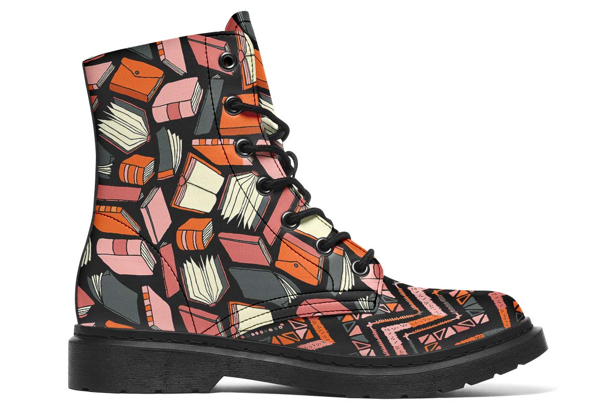 Abstract Books Boots