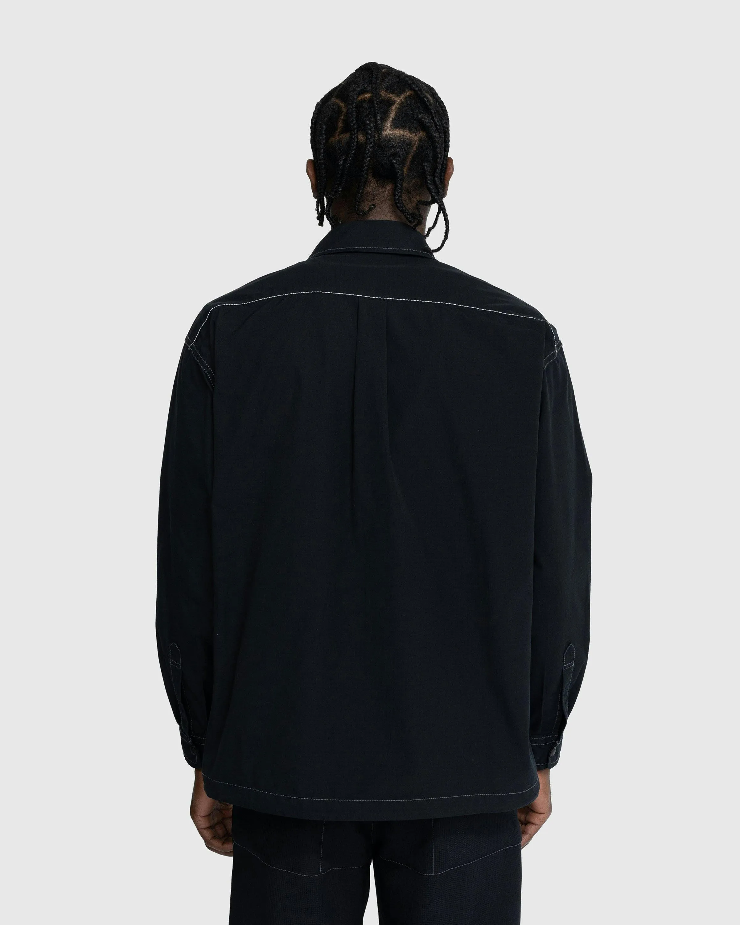 And Wander – Dry Ripstop Shirt Jacket Black | Highsnobiety Shop