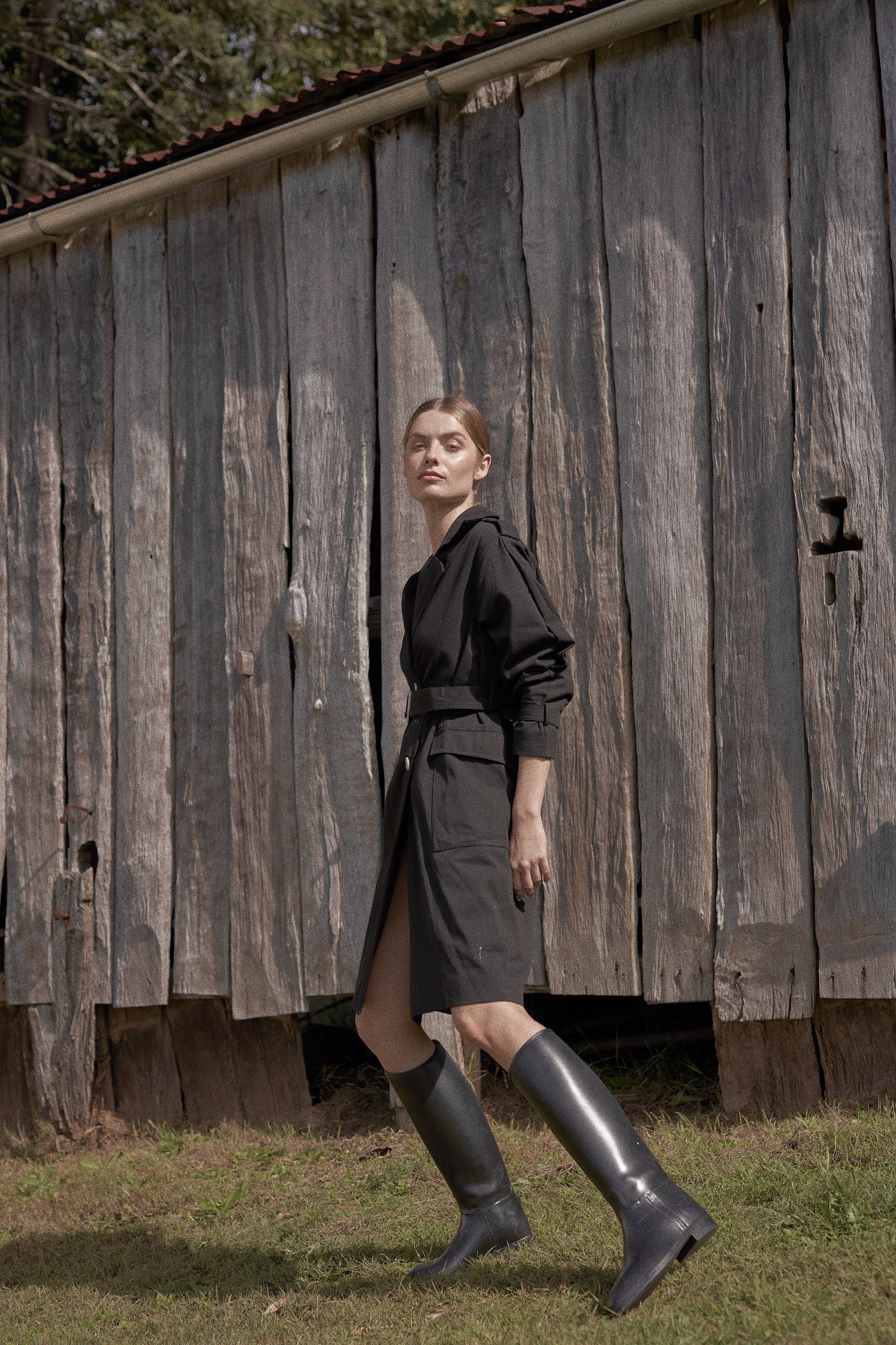 Arwen Trench Coat - Black