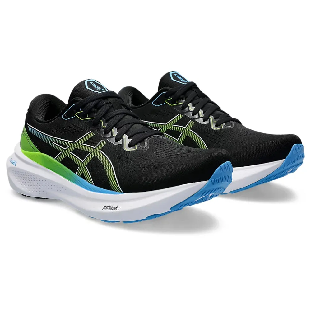 ASICS Men's Gel-Kayano 30 Running Shoe (Black/Electric Lime)