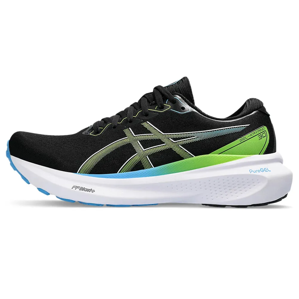 ASICS Men's Gel-Kayano 30 Running Shoe (Black/Electric Lime)