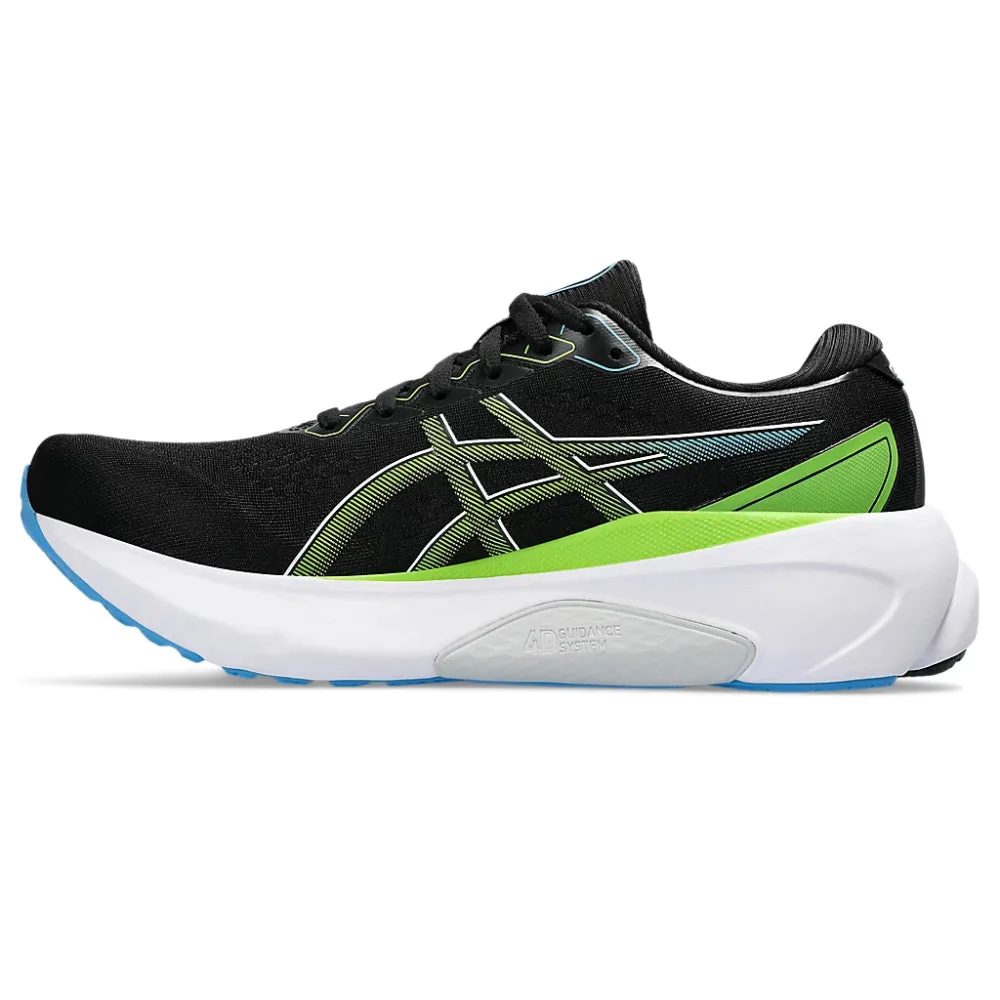 ASICS Men's Gel-Kayano 30 Running Shoe (Black/Electric Lime)