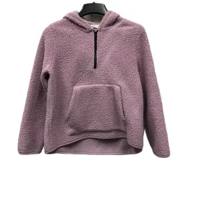 Athletic Sweatshirt Hoodie By Dsg Outerwear In Purple, Size: S