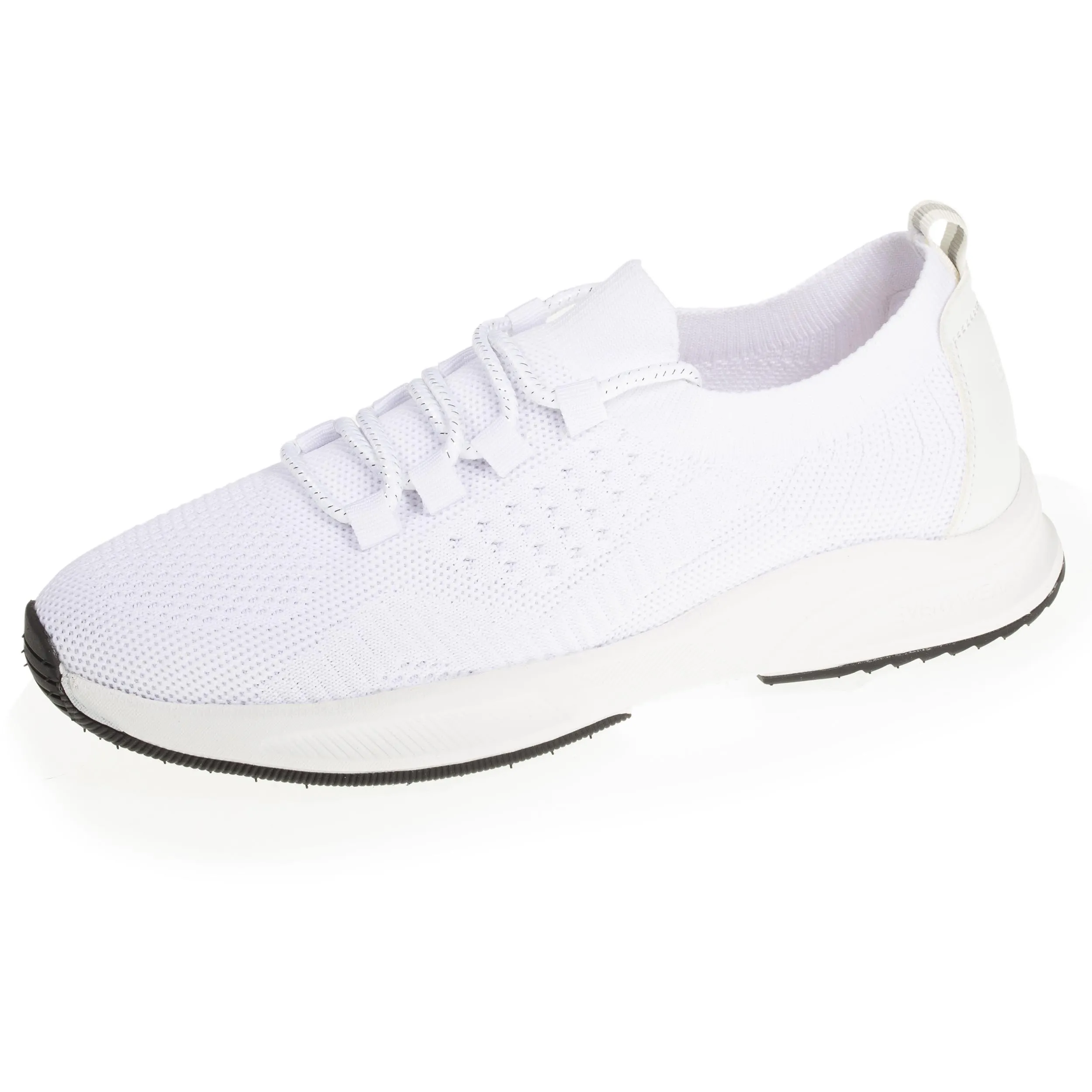 Baskets Confort Femme slip-on à lacets Blanc