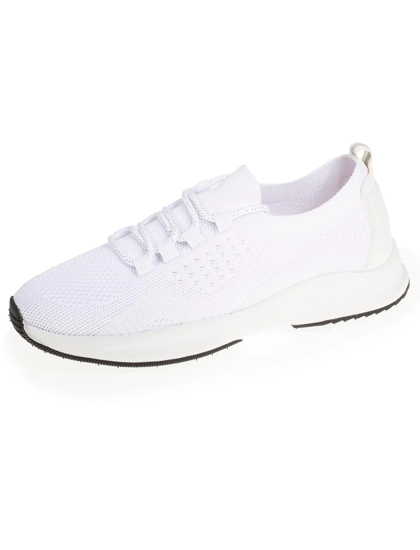 Baskets Confort Femme slip-on à lacets Blanc