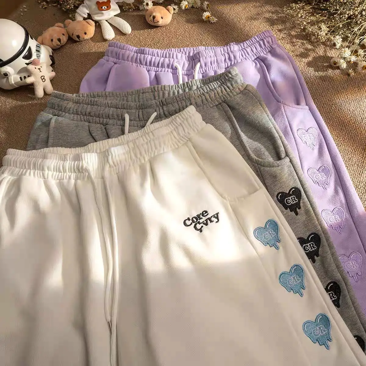 Boxer pants bowknot / heart