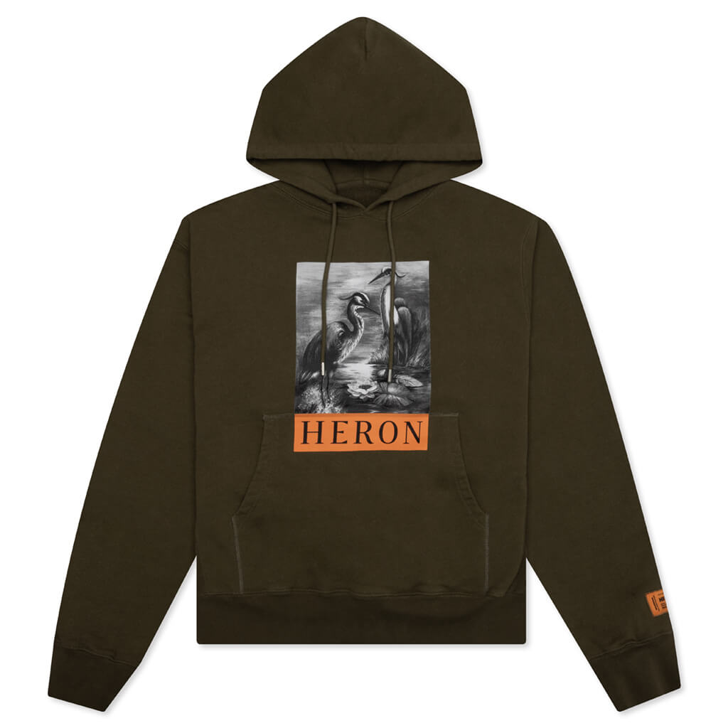 BW Hoodie - Dark Olive