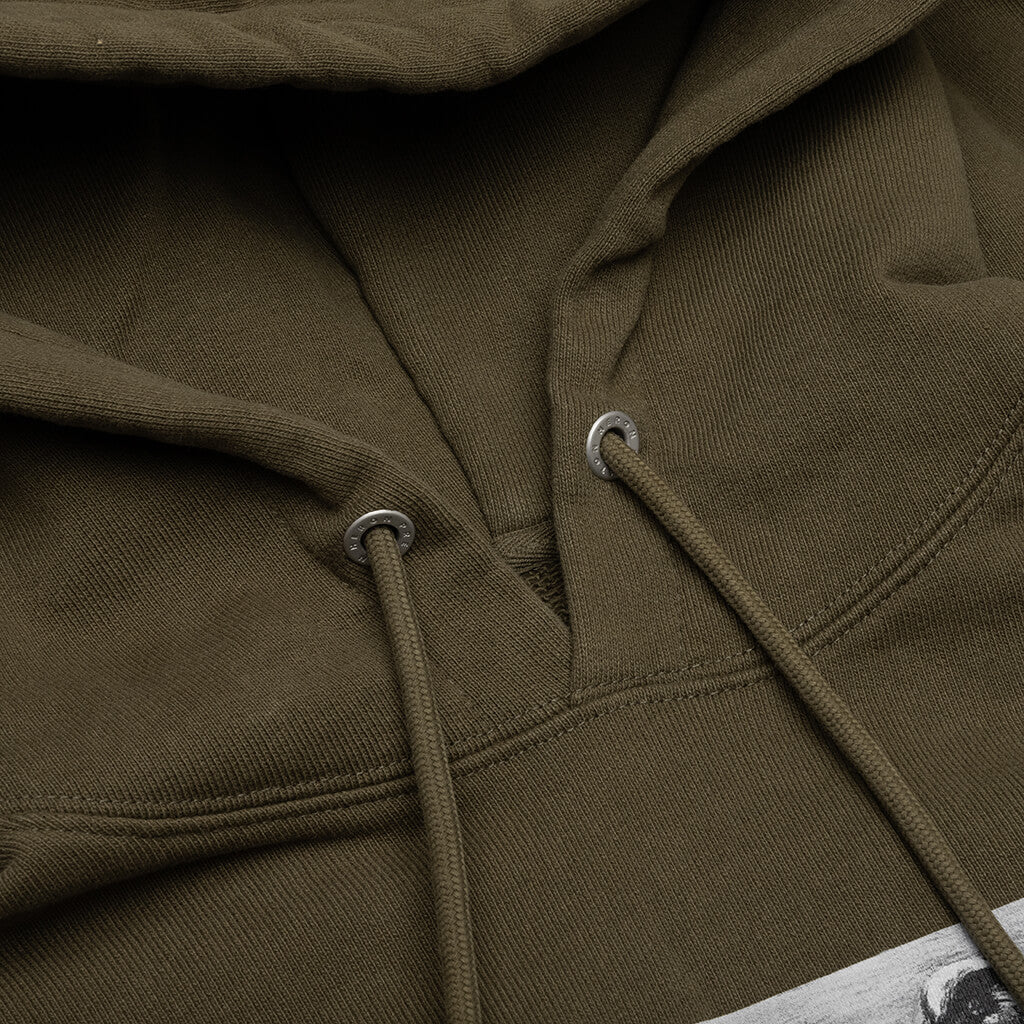 BW Hoodie - Dark Olive