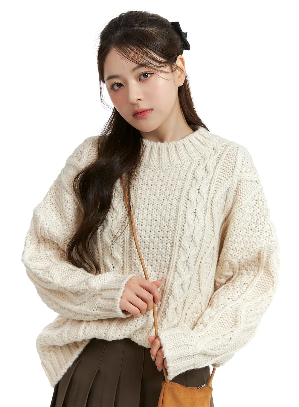 Cable Knit Sweater OJ412