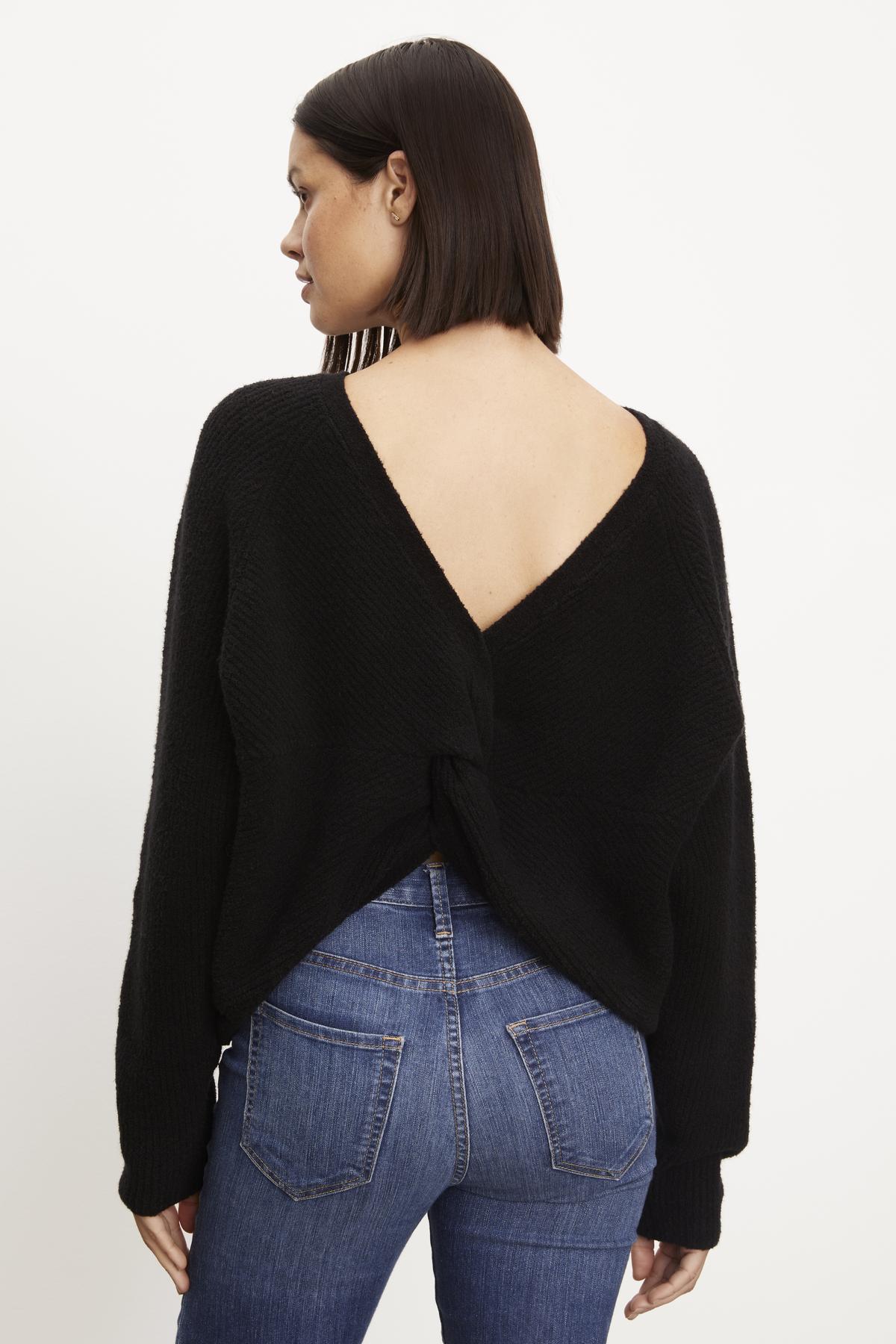 CAITLYN BOUCLE RAGLAN SWEATER