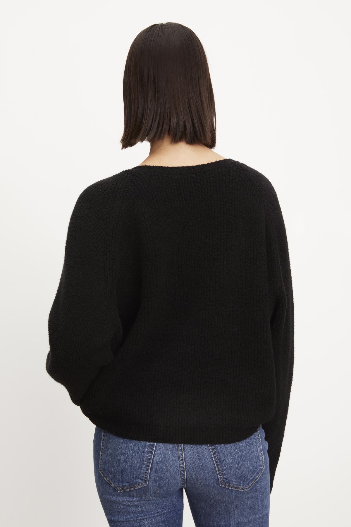 CAITLYN BOUCLE RAGLAN SWEATER