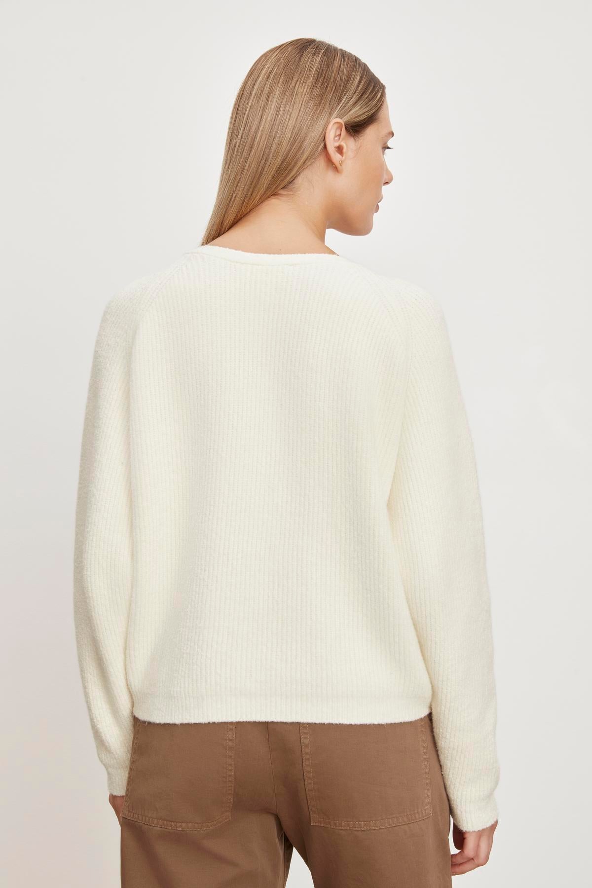 CAITLYN BOUCLE RAGLAN SWEATER