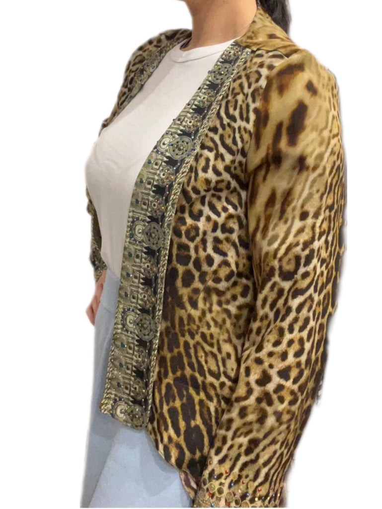 Camilla Leopard print Jacket - size 3