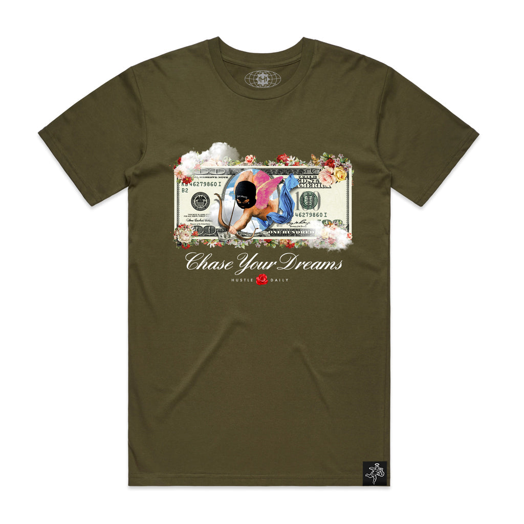 CHASE DREAMS DOLLAR TEE ARMY