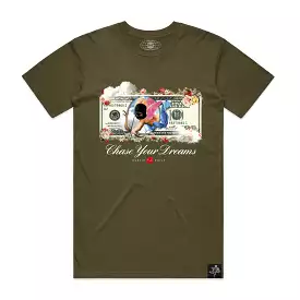 CHASE DREAMS DOLLAR TEE ARMY