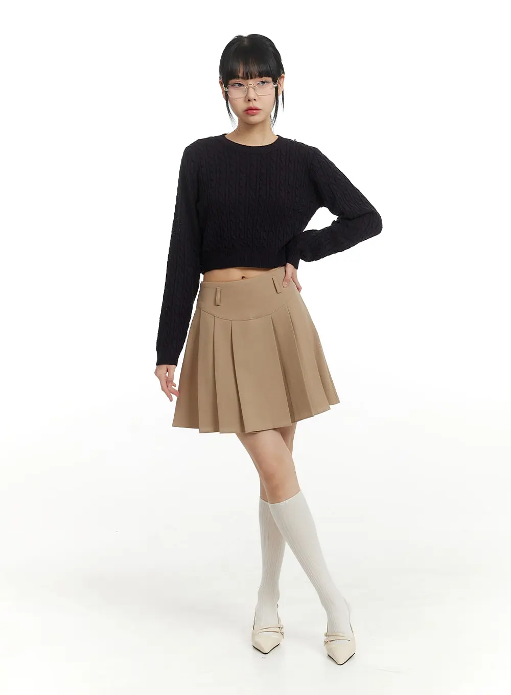 Cozy Cable Knit Sweater IM406