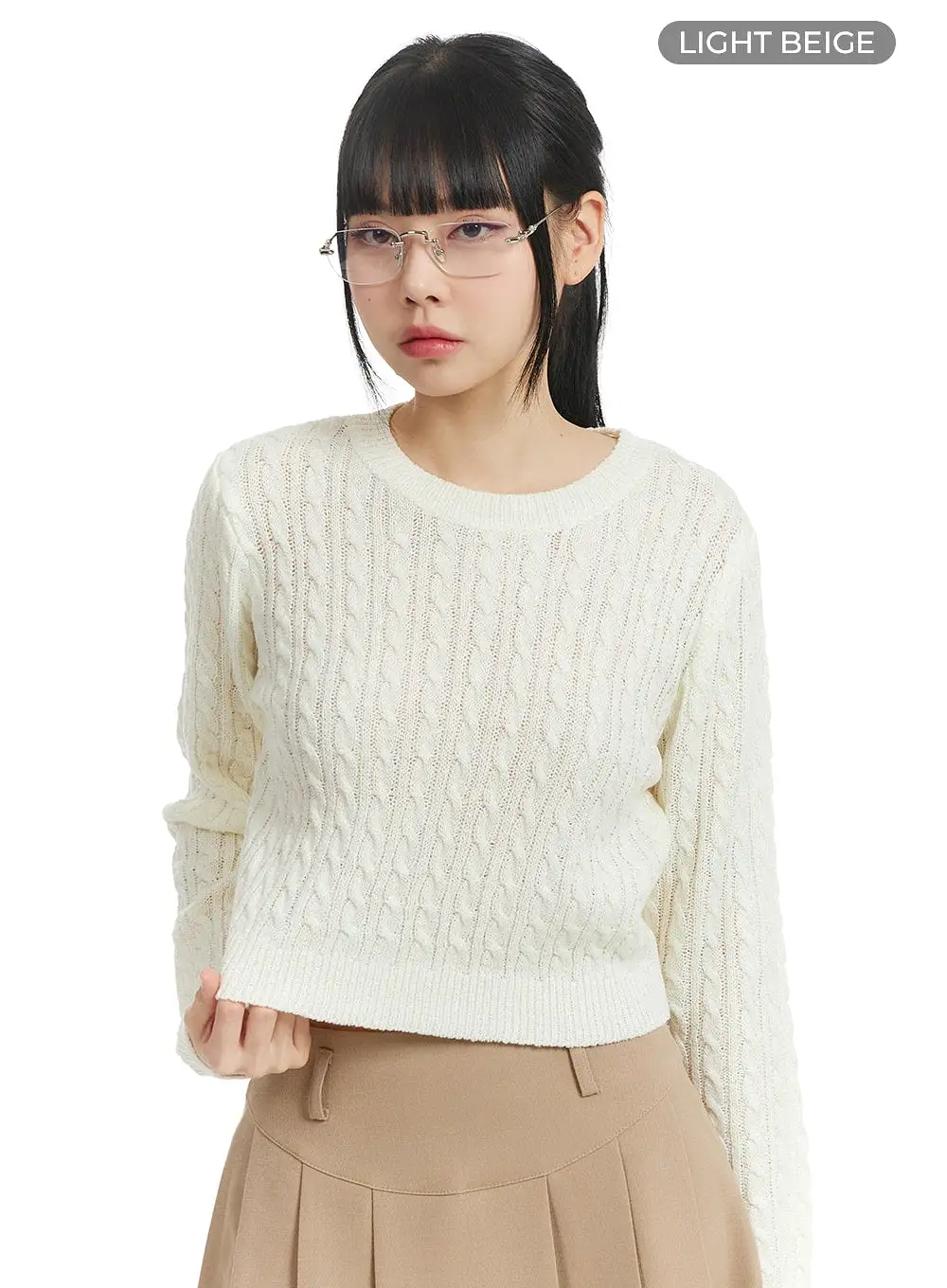 Cozy Cable Knit Sweater IM406