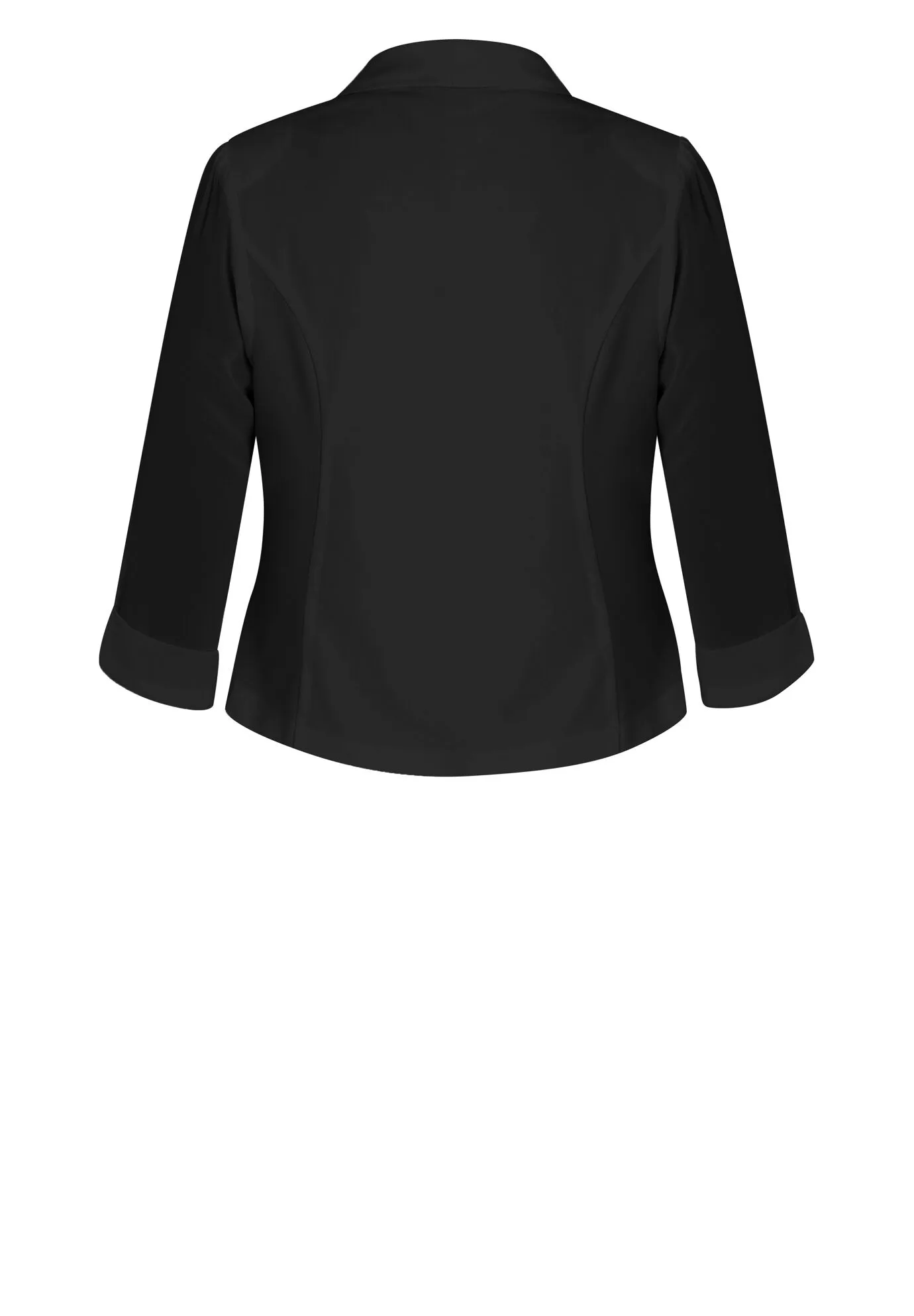 Cropped Blazer Jacket - black