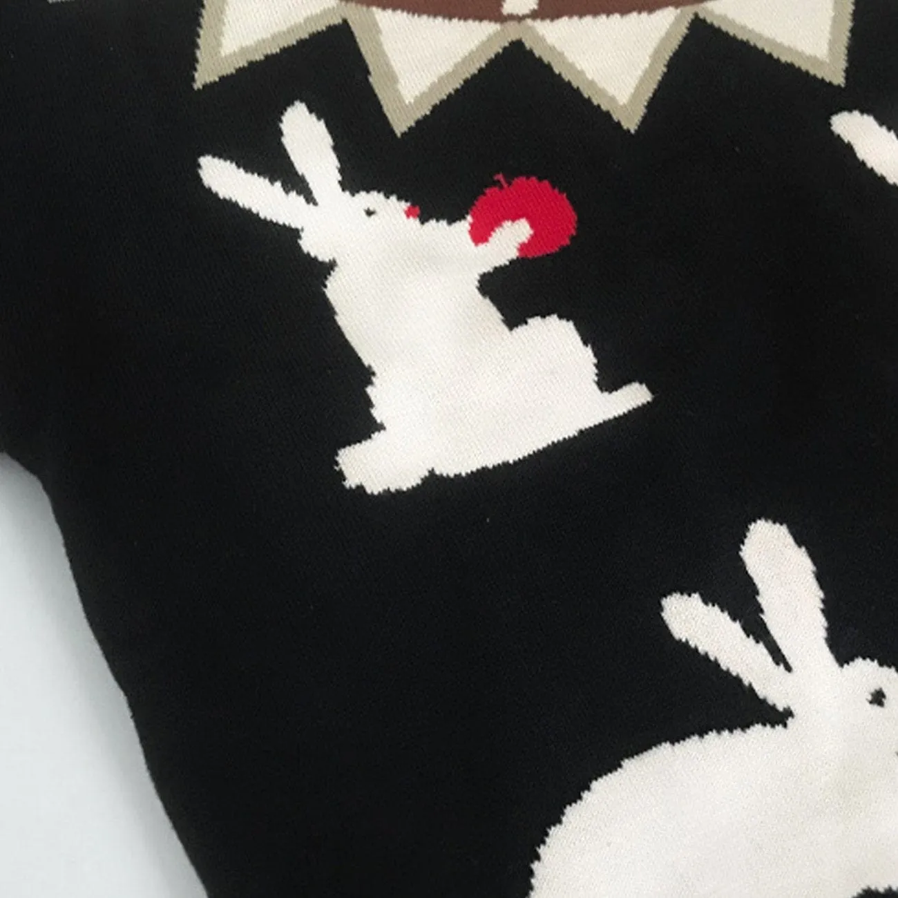 Cute Rabbits Knit Sweater