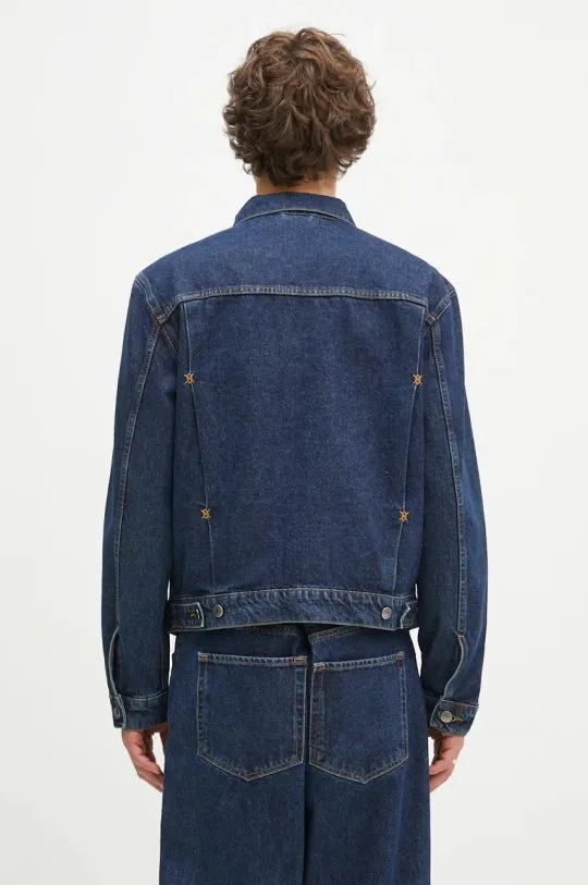 Daily Paper denim jacket Bomi Denim Jacket men's blue color 2421021