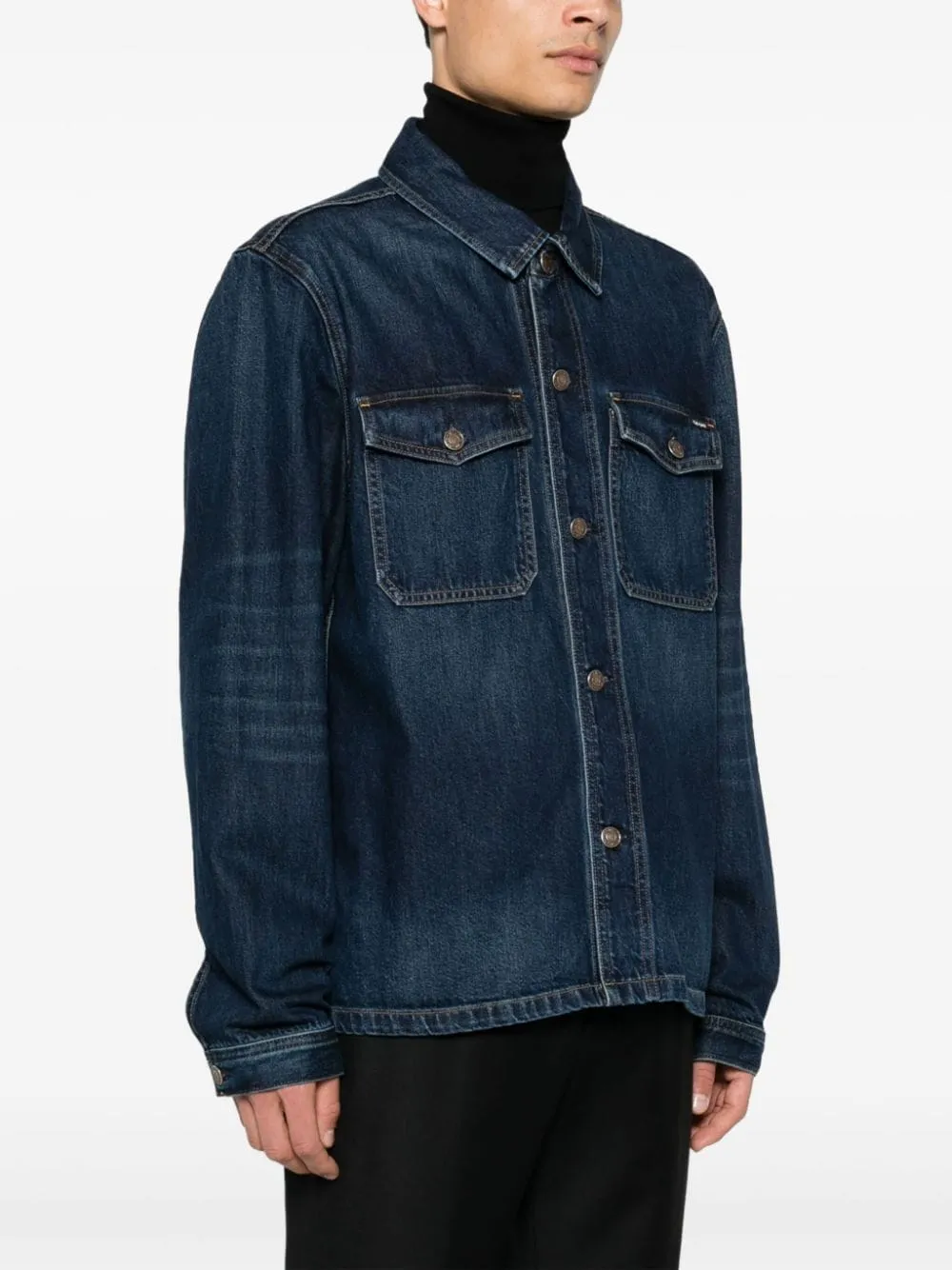 Denim jacket with pockets