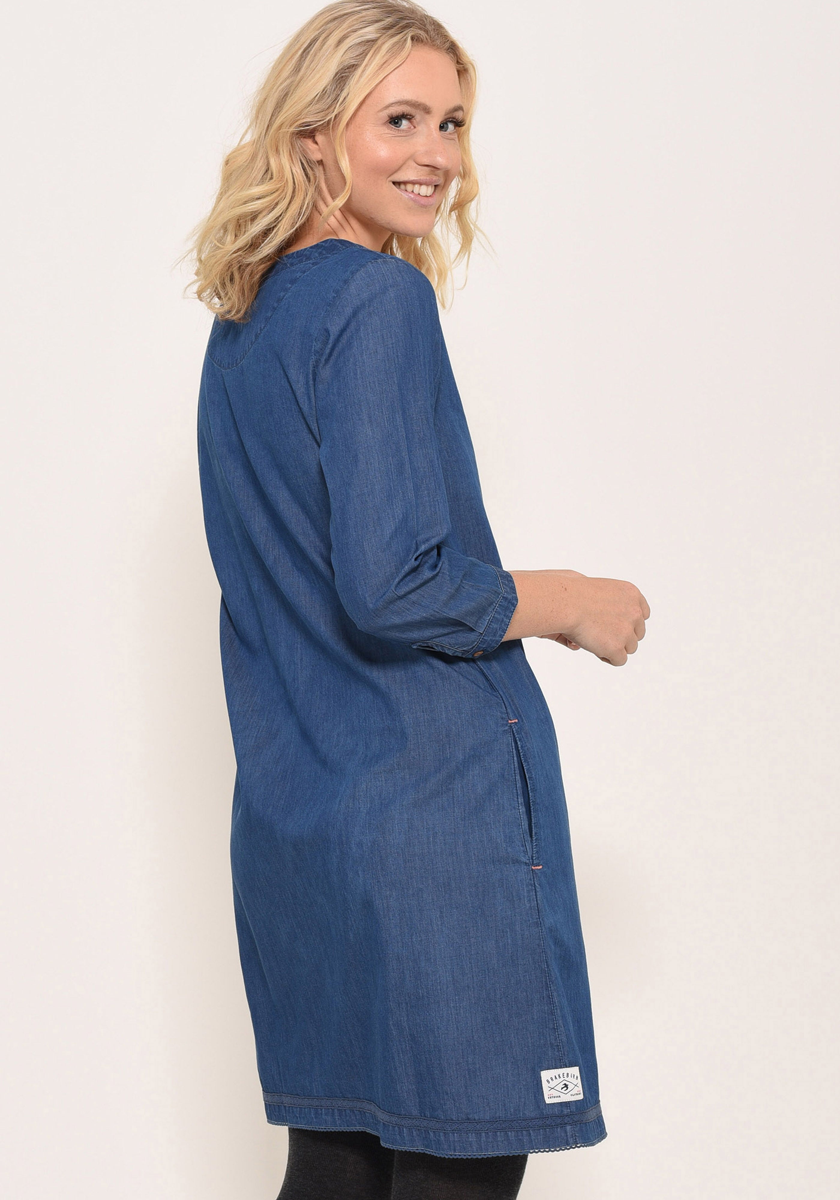 Denim Pleat Dress