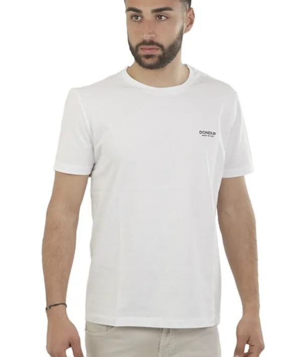 DonDup T-Shirt Cotone – Art: US198 JF0271U DU6 – Col: Bianco