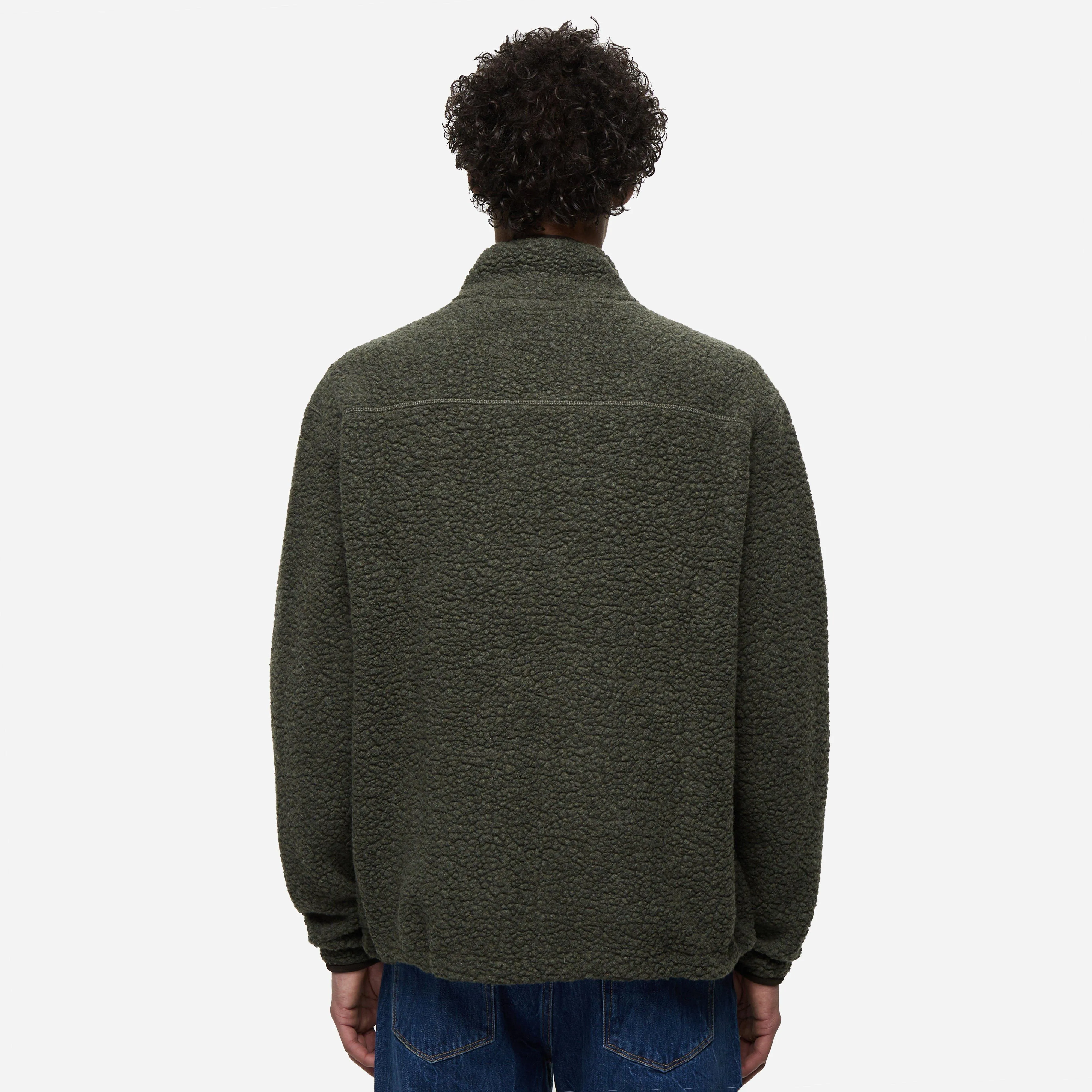 Drakes Wool Zip Fleece Jacket