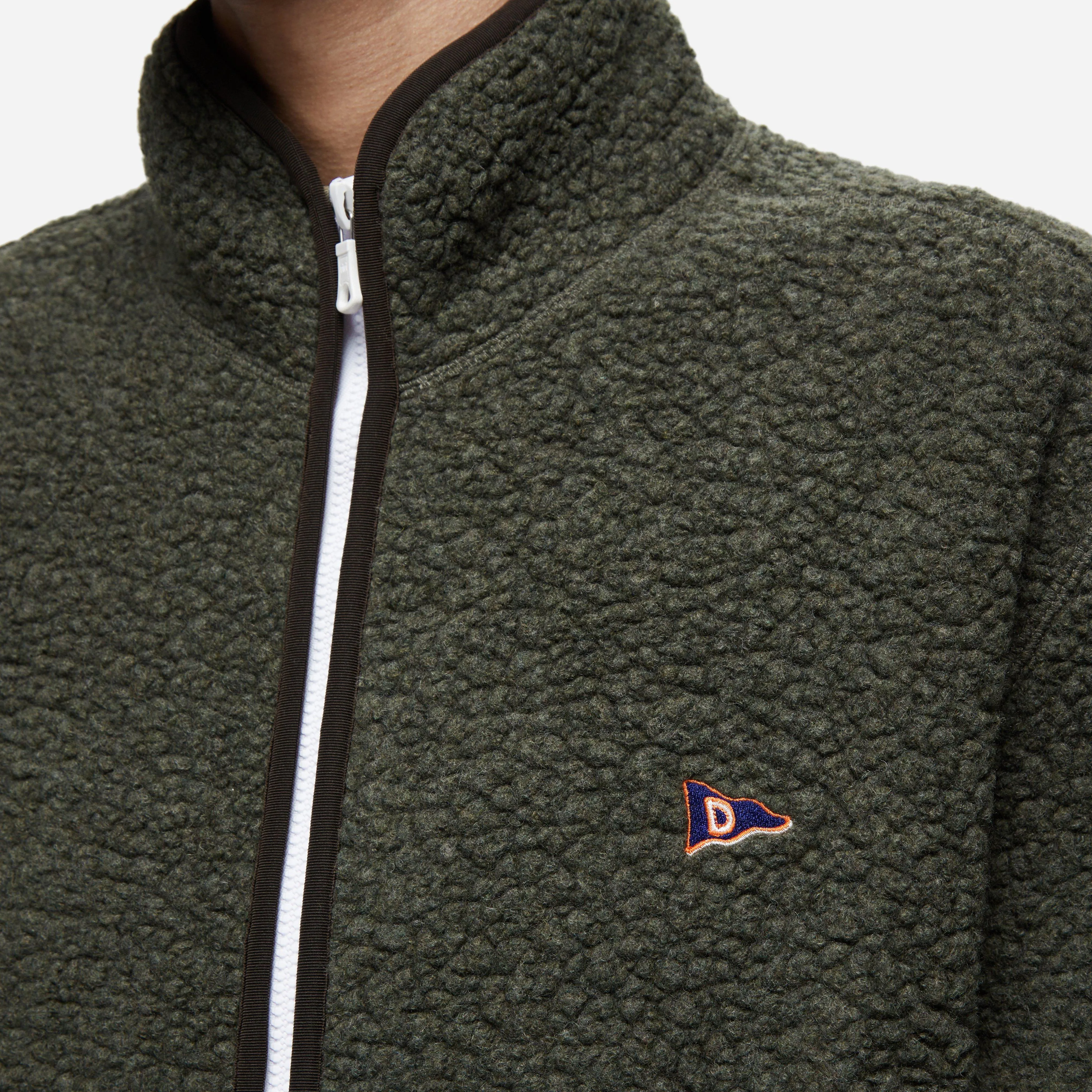 Drakes Wool Zip Fleece Jacket