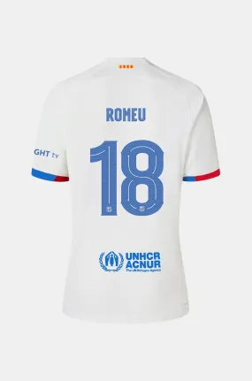 FC Barcelona away home shirt 23/24 - ROMEU