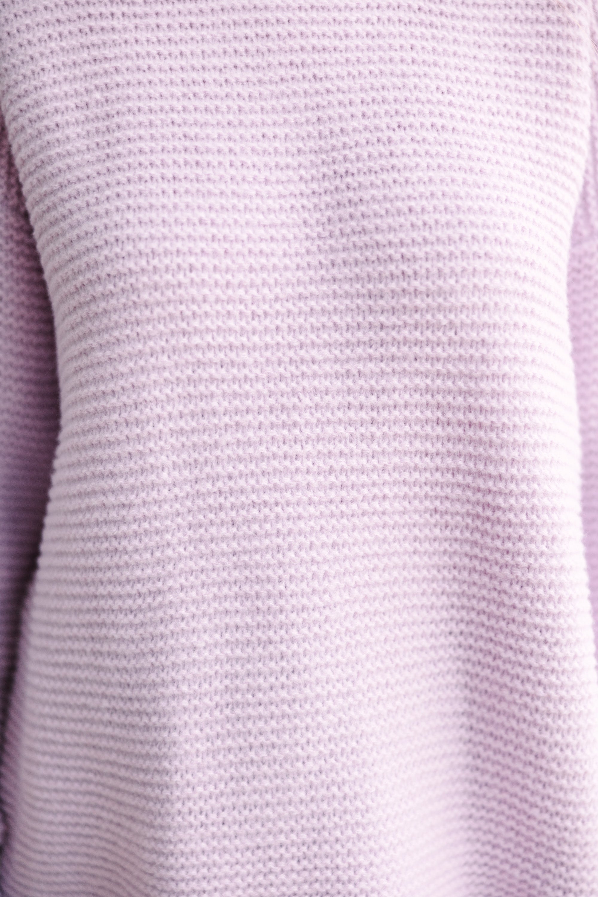 Find Your Joy Lilac Purple Ribbed Knit Sweater