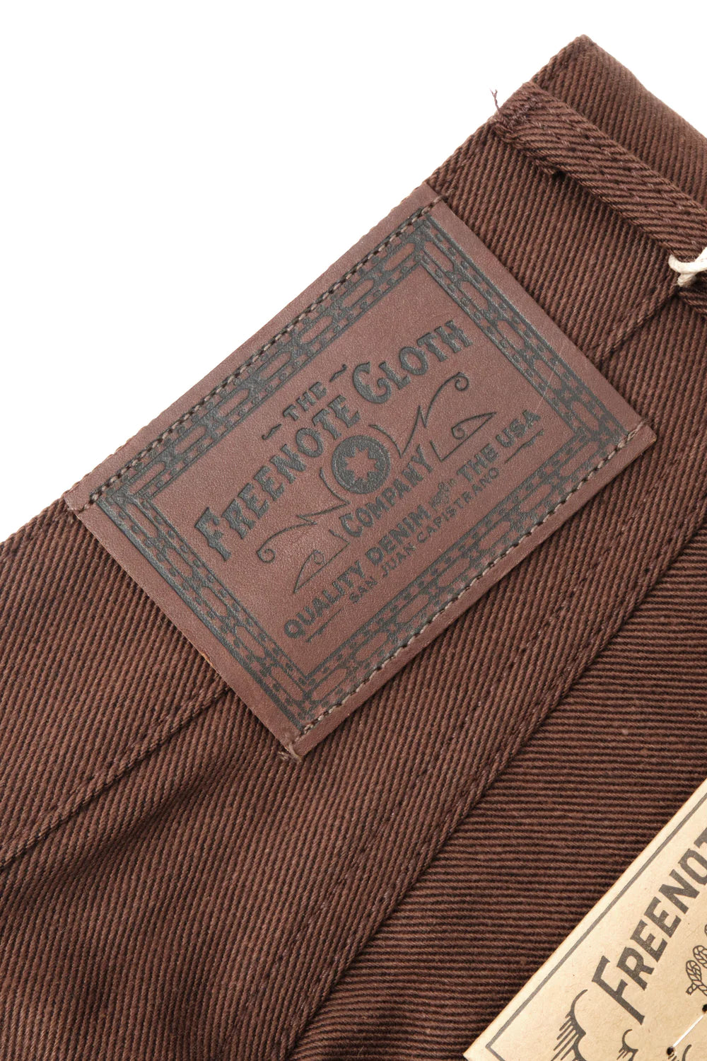 Freenote Cloth Wilkes - 15oz Dark Brown Denim