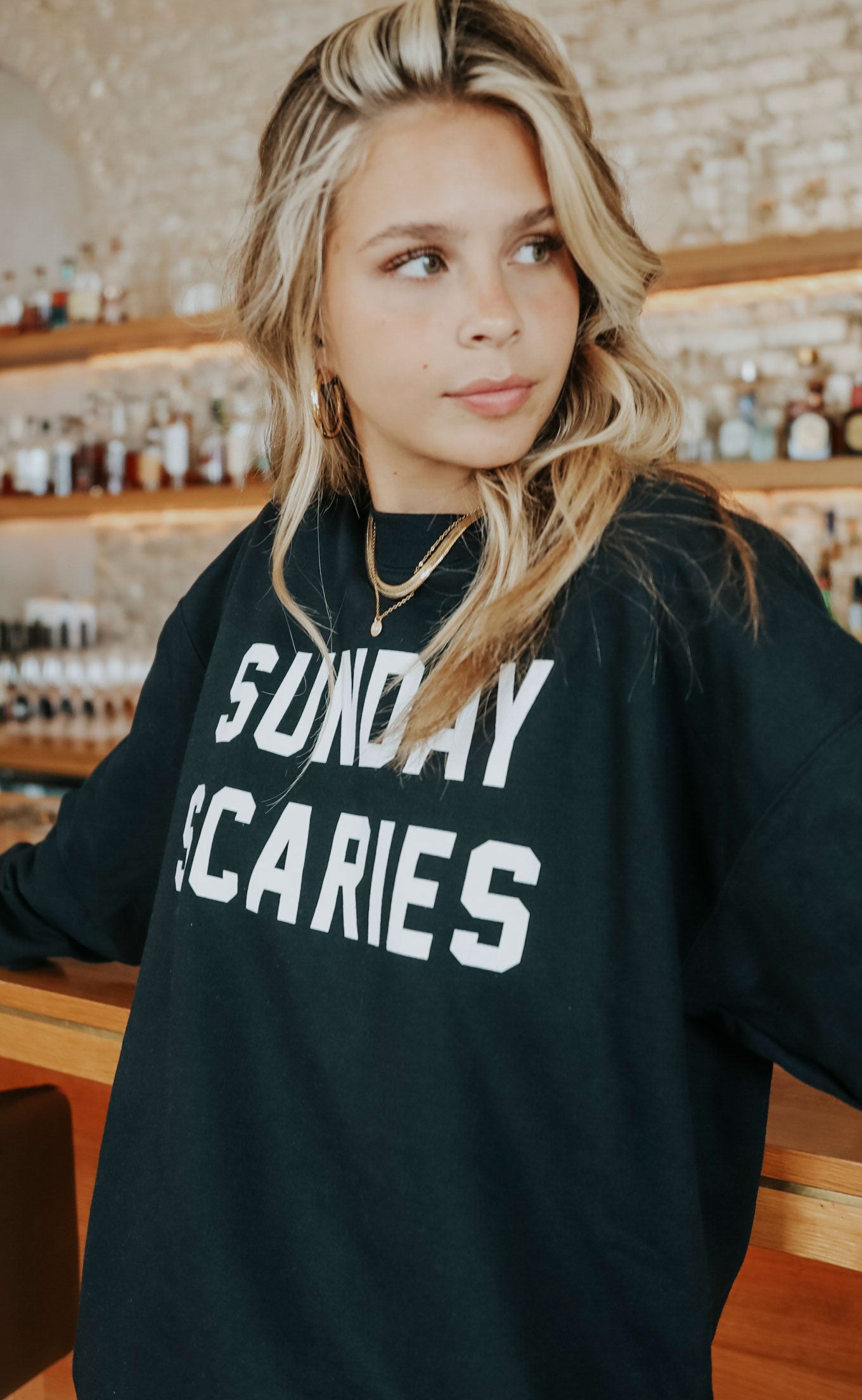 friday + saturday: sunday scaries sweatshirt