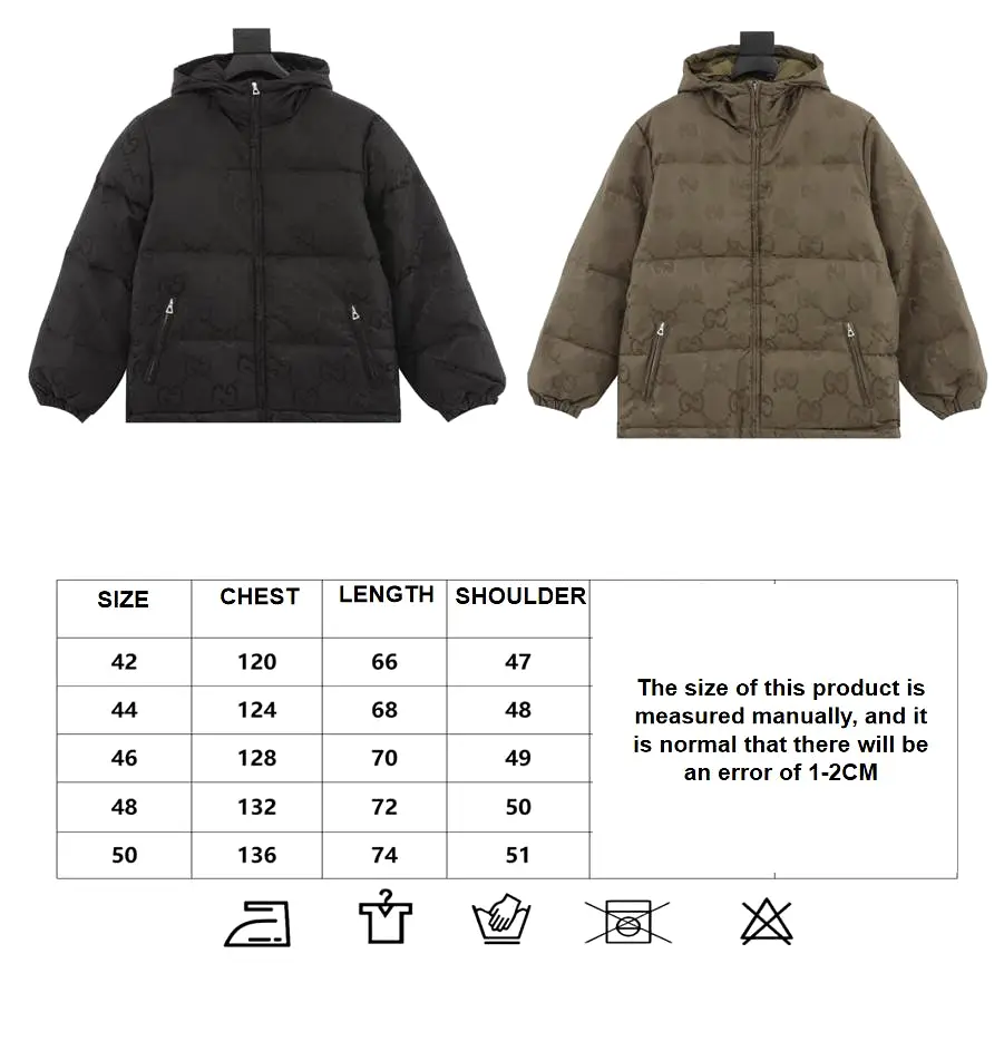 Gucci limited edition full logo down jacket Black 12.5