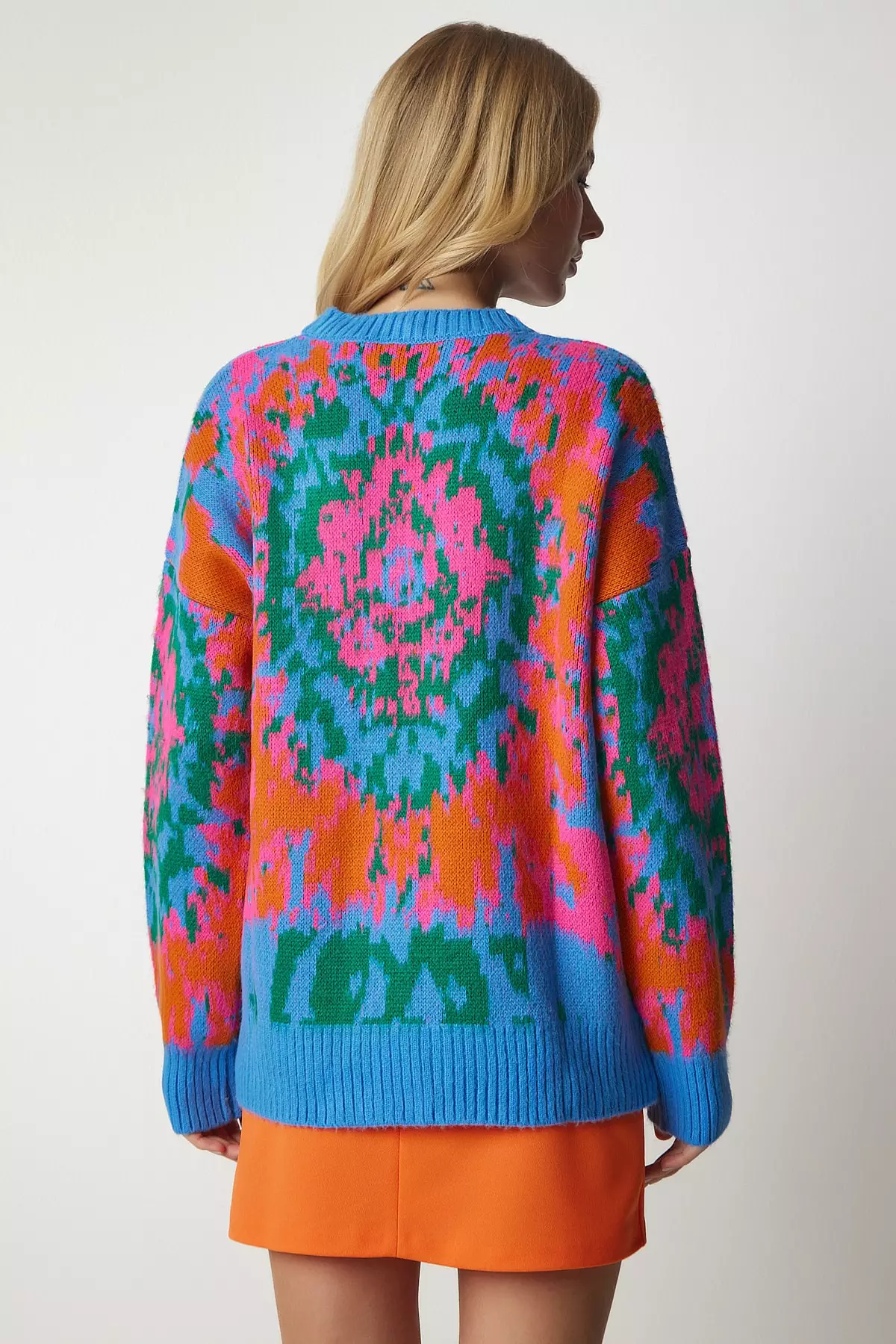 Happiness Istanbul Pattern Knit Sweater