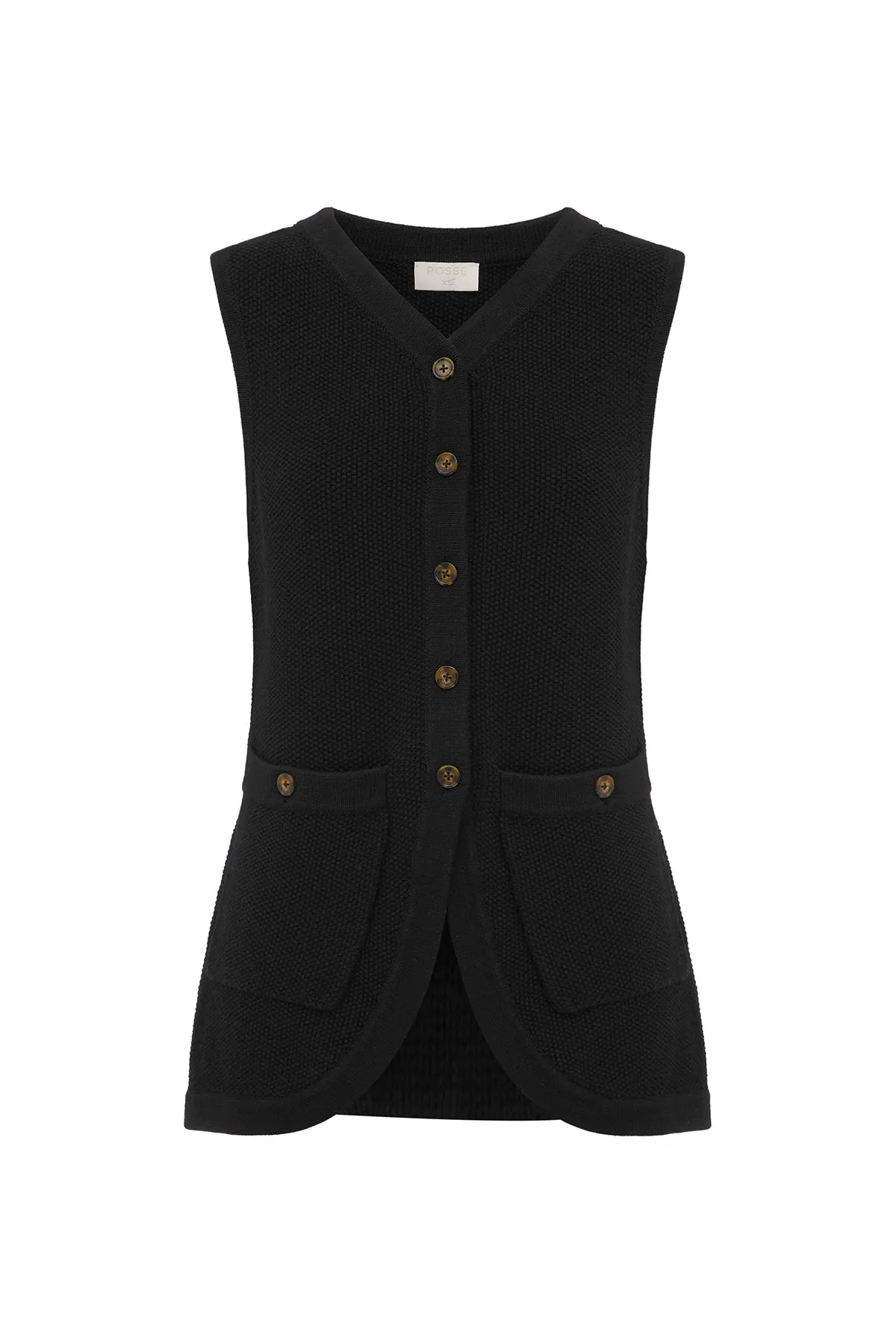 HARPER VEST - BLACK