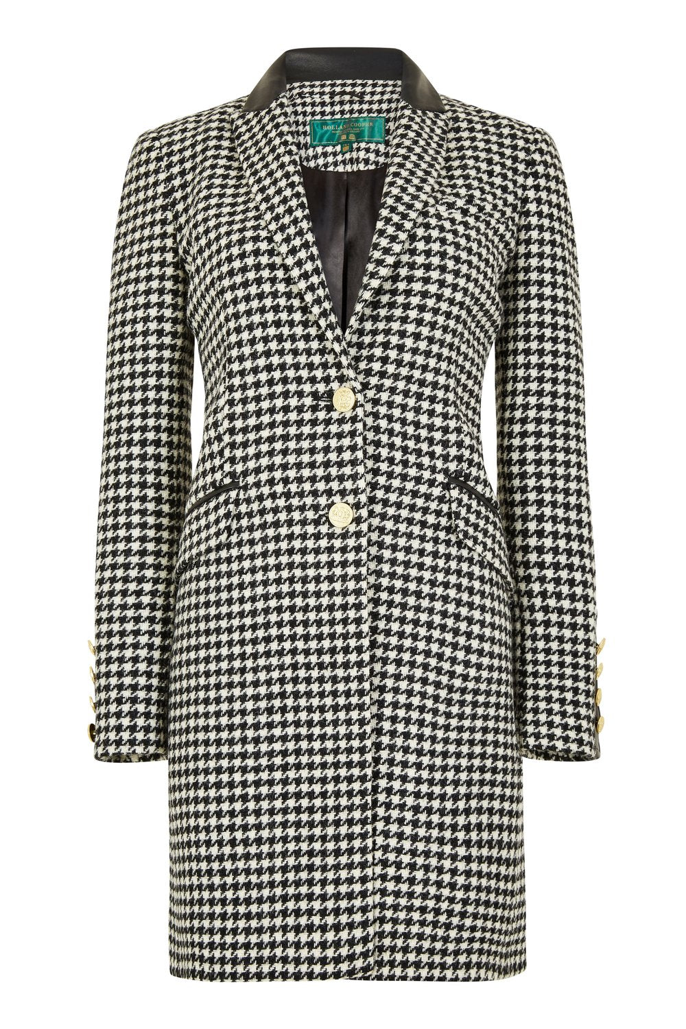 Kempton Coat                             Houndstooth