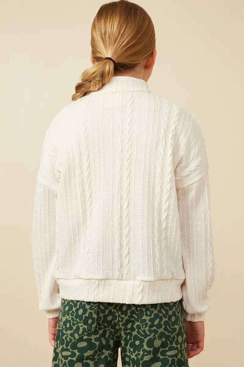 Kids | Just Call Me Cozy Cable Knit Sweater