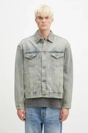 KSUBI denim jacket Oh G men's blue color MFA24JK003