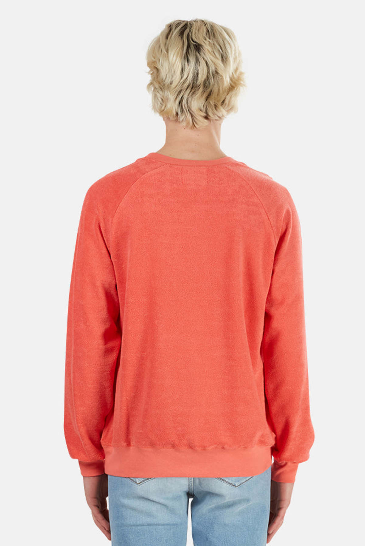 La Paz Men's Cunha Sweatshirt Sweater in Coral Size XL