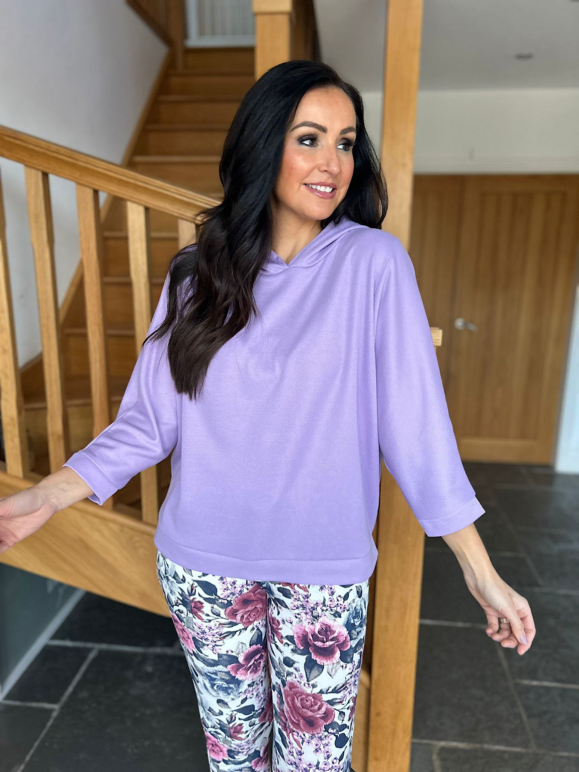 Lilac Lightweight Hoodie Victoria