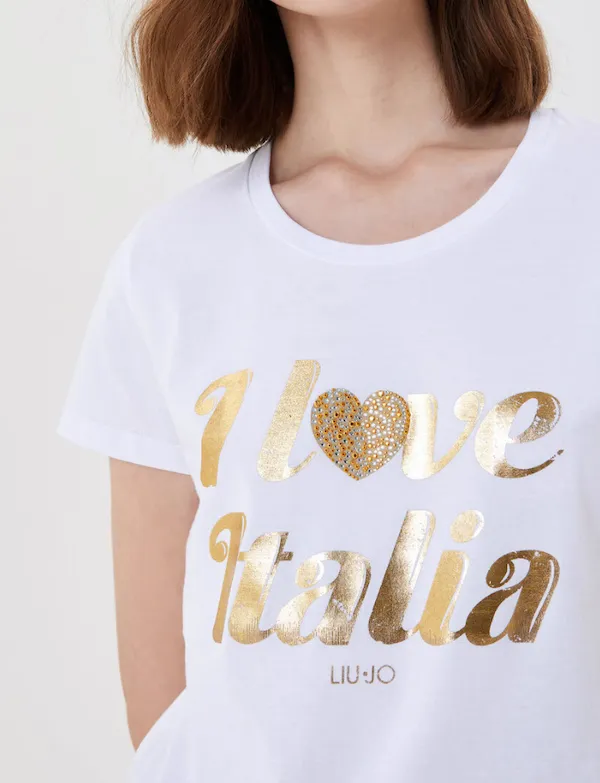 LiuJo T-shirt con stampa – wa1566 j5703