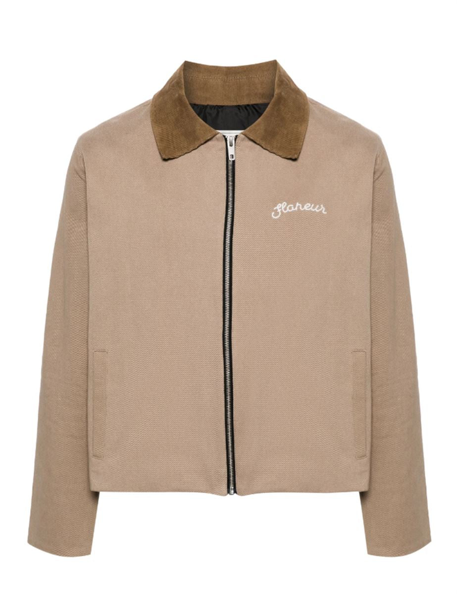 LOGO-EMBROIDERED JACKET