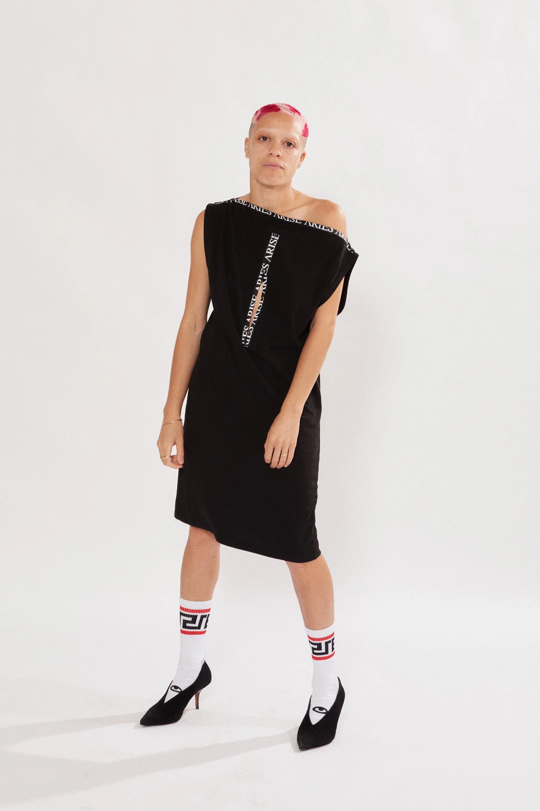 Logo Zip Dress