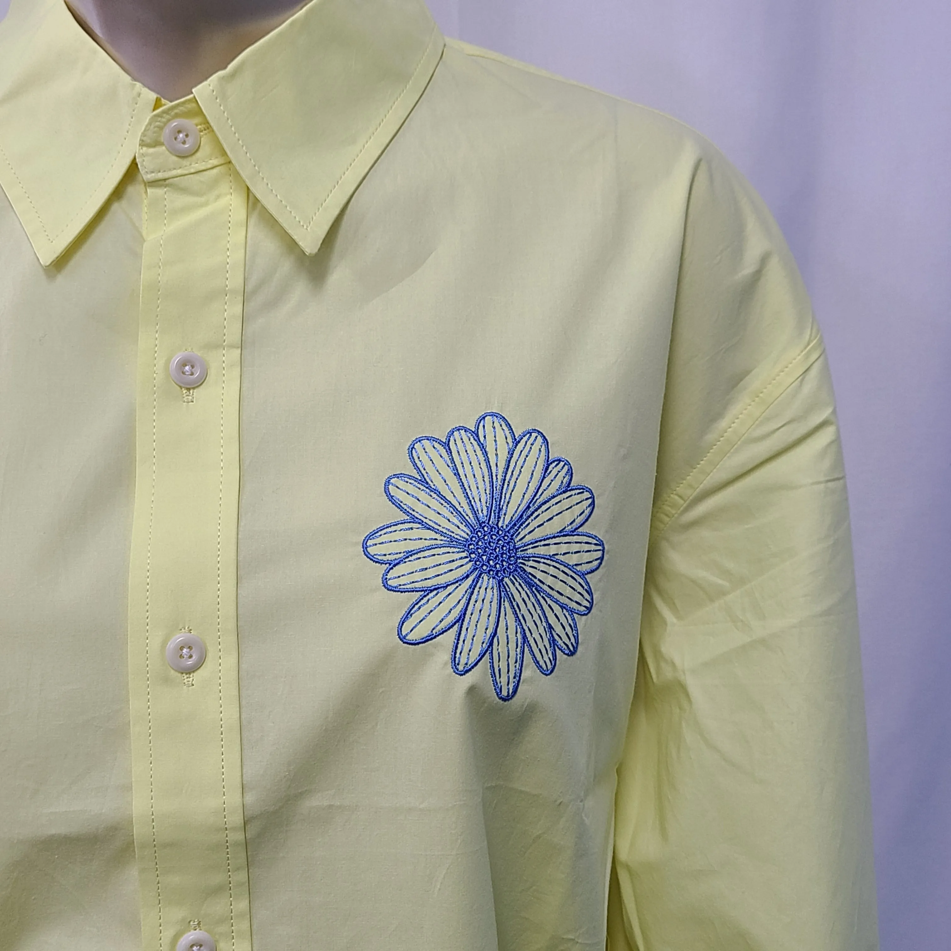 Mardi Mercredi  |Street Style Cotton Logo Shirts & Blouses