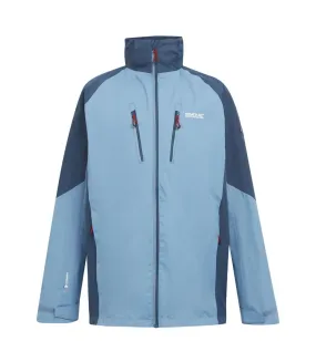 Mens calderdale v waterproof jacket coronet blue/moonlight denim Regatta