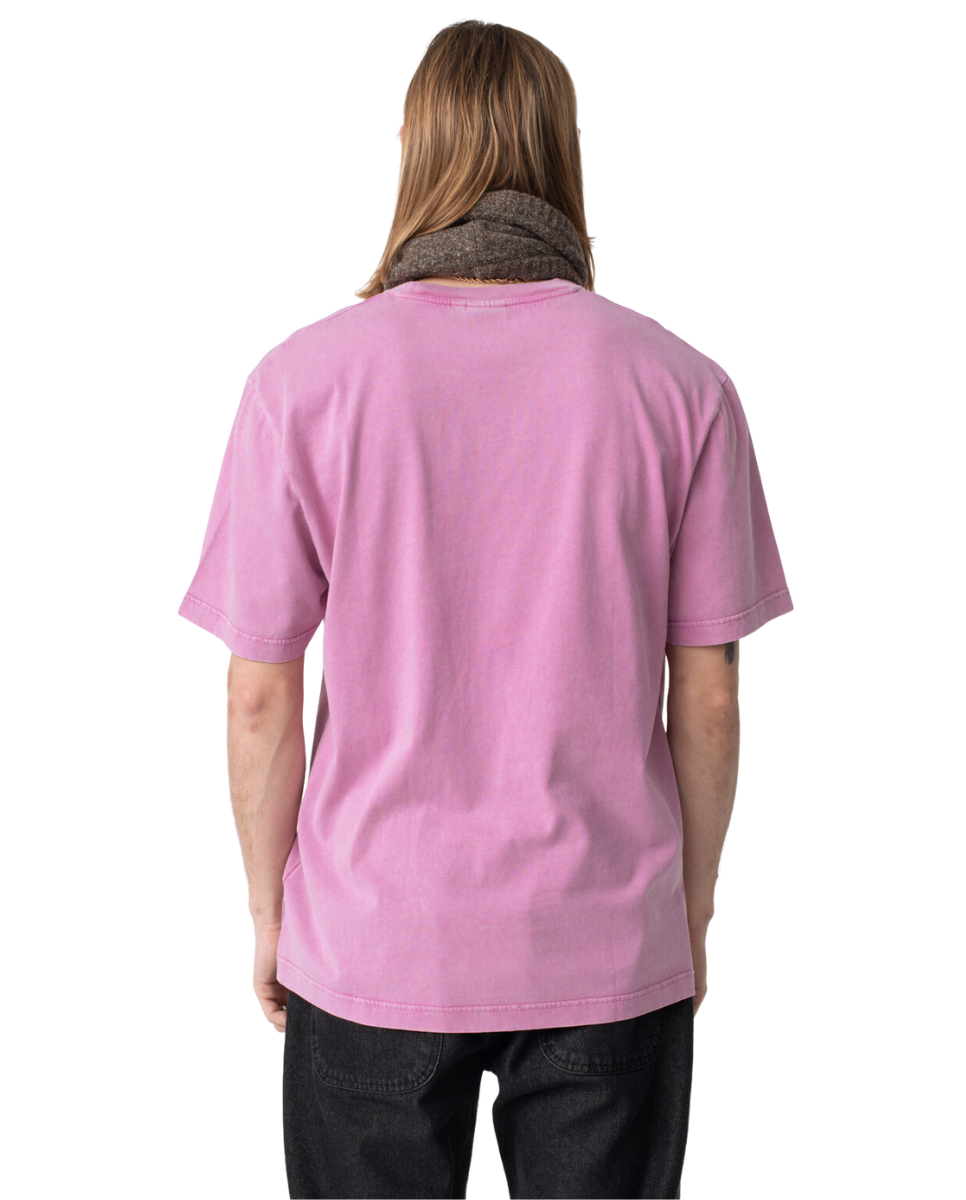 Middle Edging T-Shirt Washed Pink