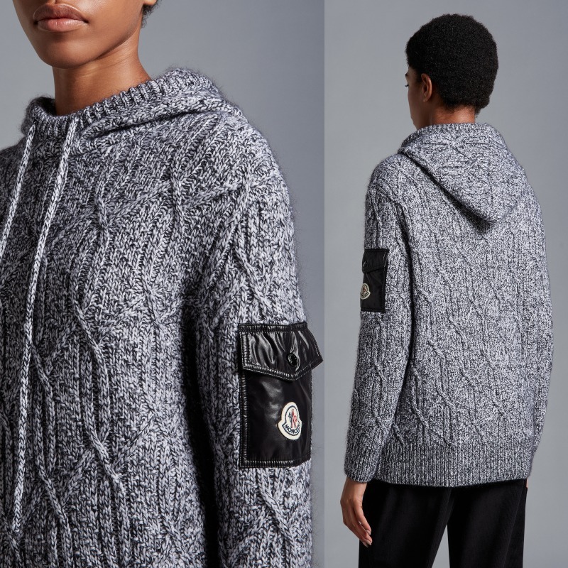 MONCLER  |Wool & Mohair Hoodie