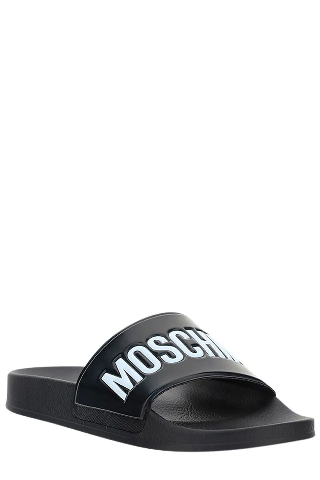 Moschino Logo Detailed Slip-On Sandals