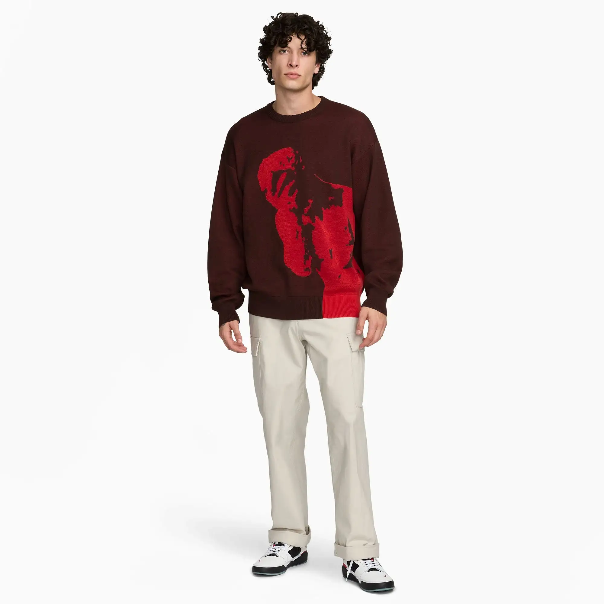 Nike SB Corposk8 Knit Sweater Brown